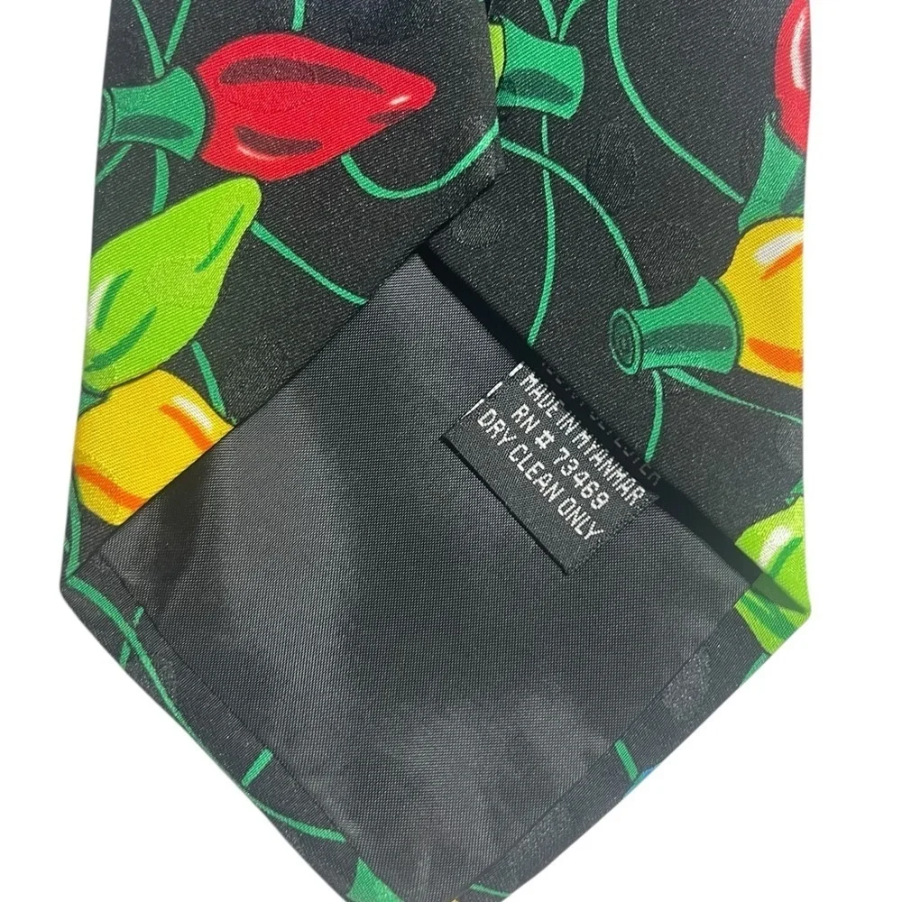 Warner Bros. Tie with Vibrant Floral Accents